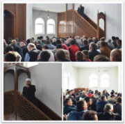 صربيا مسلمون يتوافدون على شرح الأربعين النووية في مسجد النور بـ نوافي بازر وسنجق